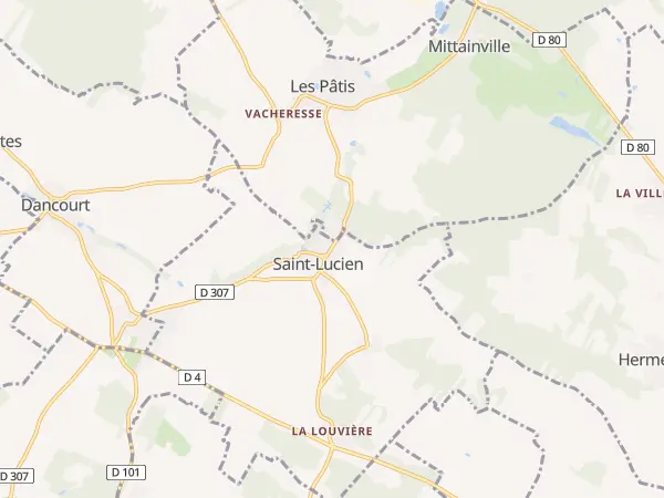 Plan de Saint-Lucien