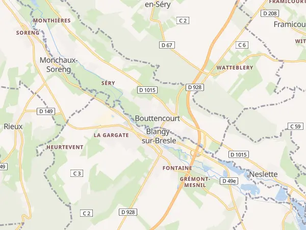 Plan de Bouttencourt
