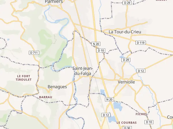 Plan de Saint-Jean-du-Falga