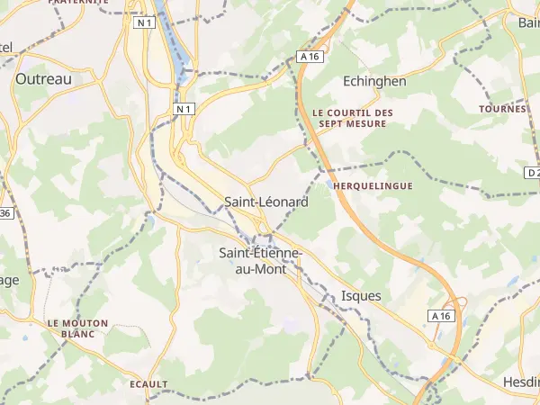Plan de Saint-Léonard