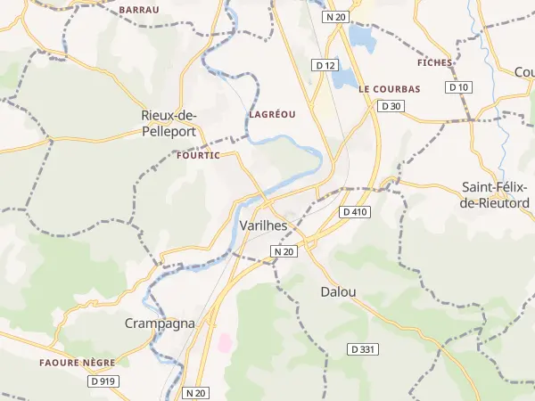 Plan de Varilhes