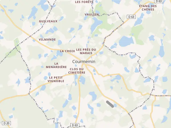 Plan de Courmemin