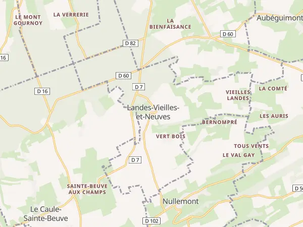 Plan de Landes-Vieilles-et-Neuves