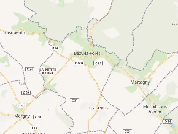 Plan de Bézu-la-Forêt