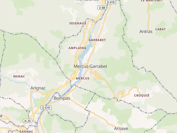 Plan de Mercus-Garrabet