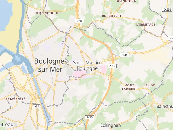 Plan de Saint-Martin-Boulogne