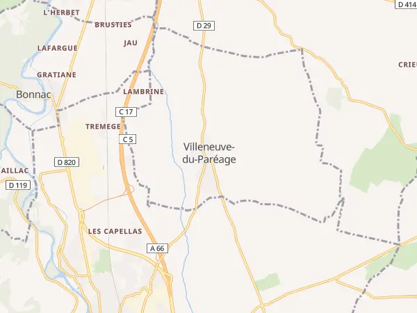 Plan de Villeneuve-du-Paréage