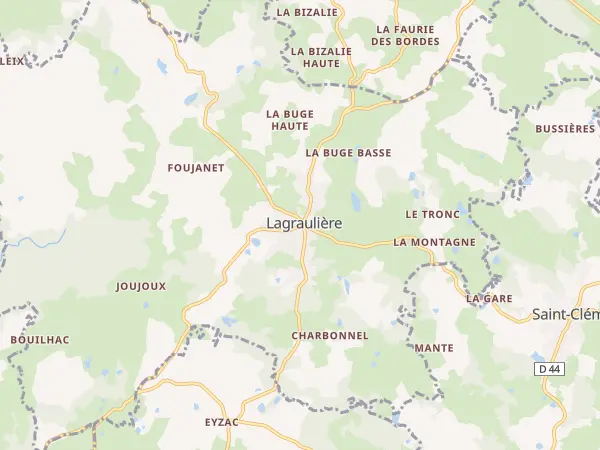 Plan de Lagraulière