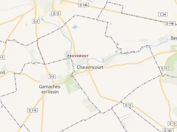 Plan de Chauvincourt-Provemont