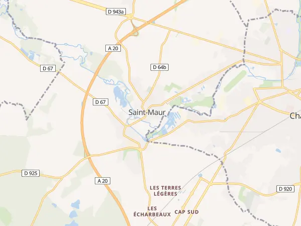 Plan de Saint-Maur