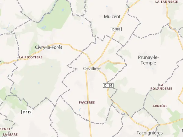 Plan de Orvilliers