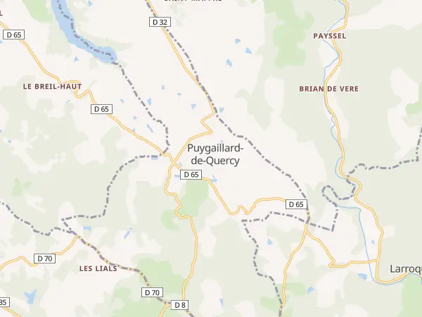 Plan de Puygaillard-de-Quercy
