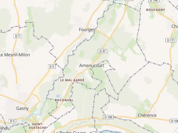 Plan de Amenucourt