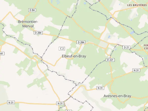 Plan de Elbeuf-en-Bray