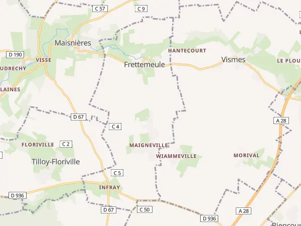 Plan de Frettemeule