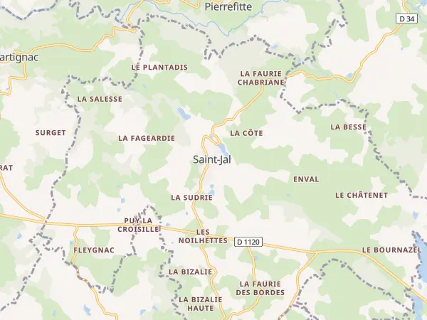 Plan de Saint-Jal
