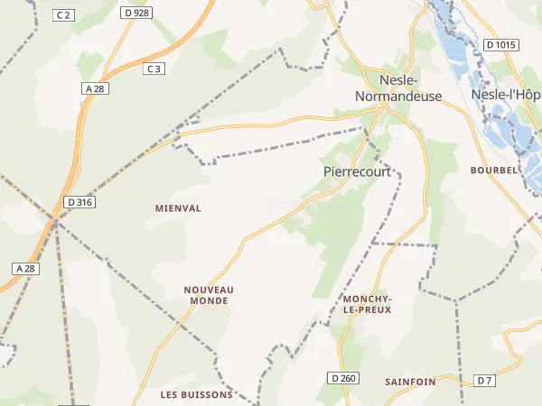 Plan de Pierrecourt