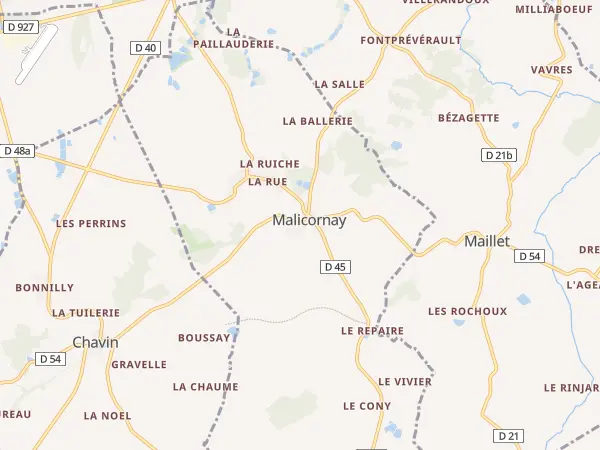 Plan de Malicornay