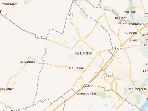 Plan du Bardon