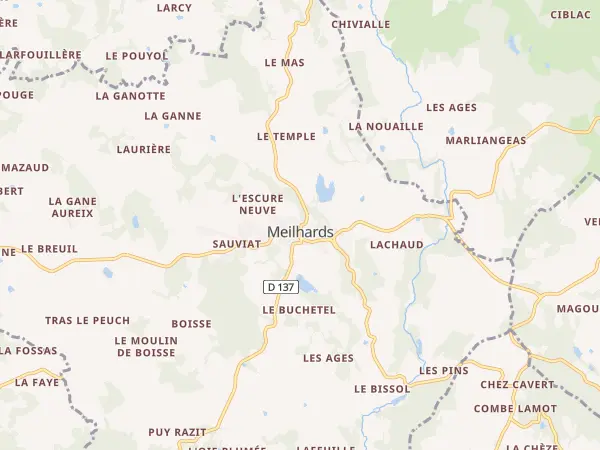 Plan de Meilhards