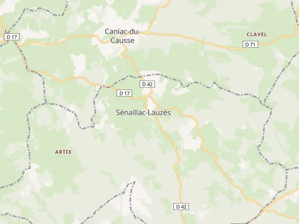 Plan de Sénaillac-Lauzès