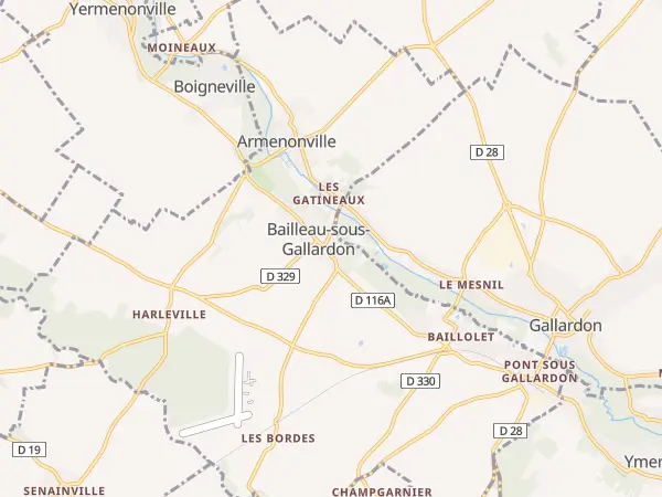 Plan de Bailleau-Armenonville
