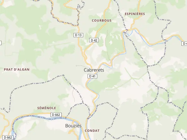 Plan de Cabrerets