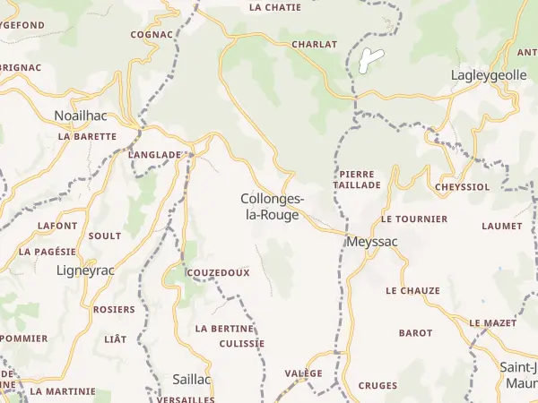 Plan de Collonges-la-Rouge