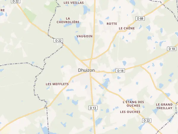 Plan de Dhuizon