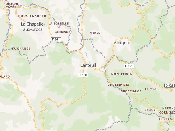 Plan de Lanteuil