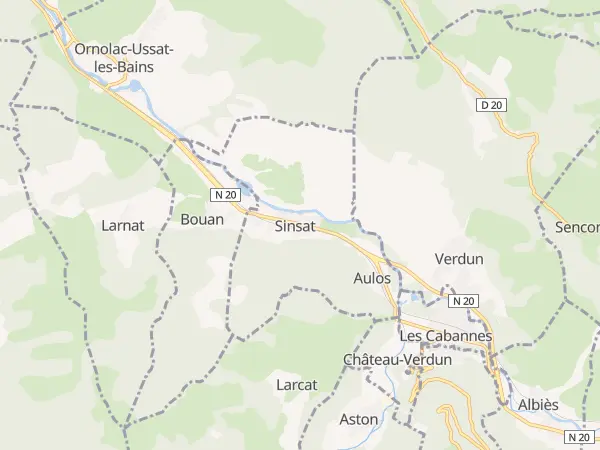 Plan de Aulos-Sinsat