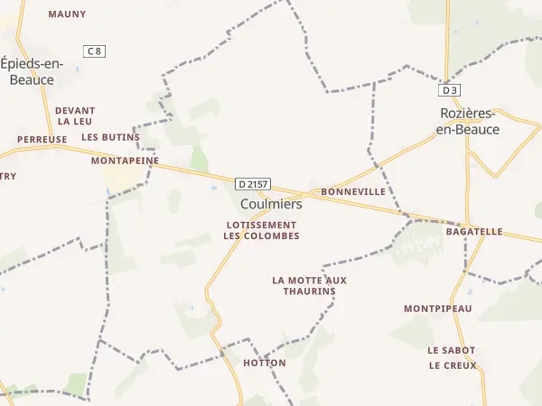 Plan de Coulmiers