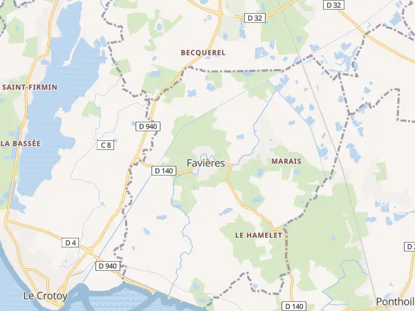 Plan de Favières
