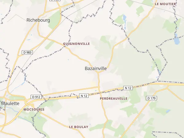 Plan de Bazainville