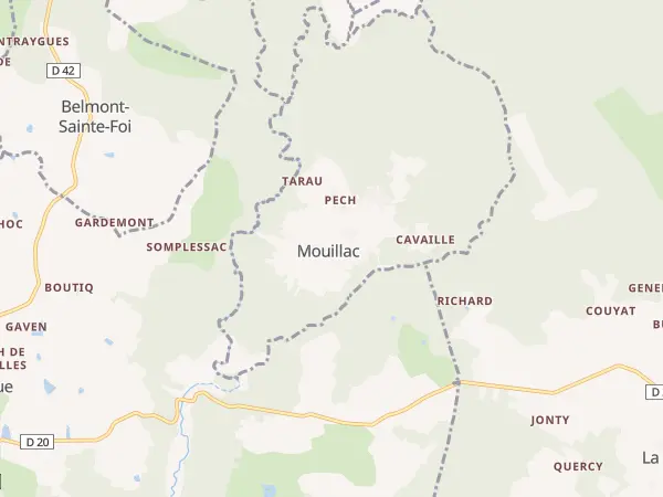 Plan de Mouillac