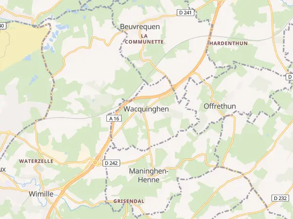 Plan de Wacquinghen