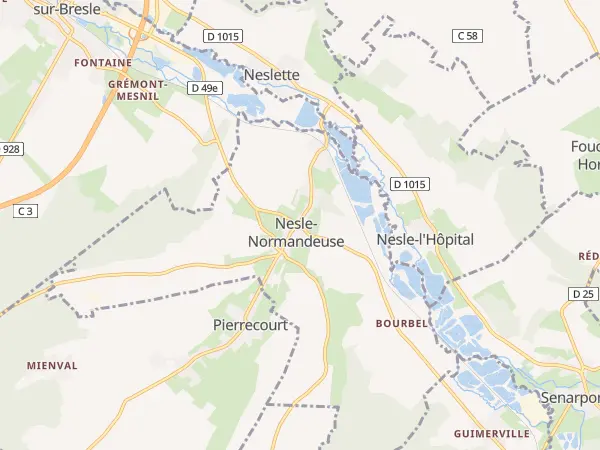 Plan de Nesle-Normandeuse