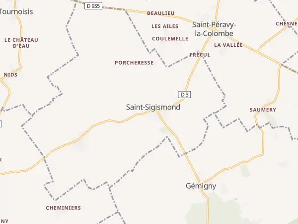 Plan de Saint-Sigismond