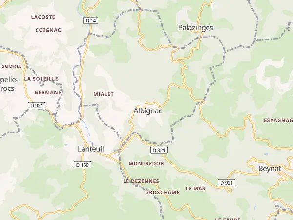Plan de Albignac