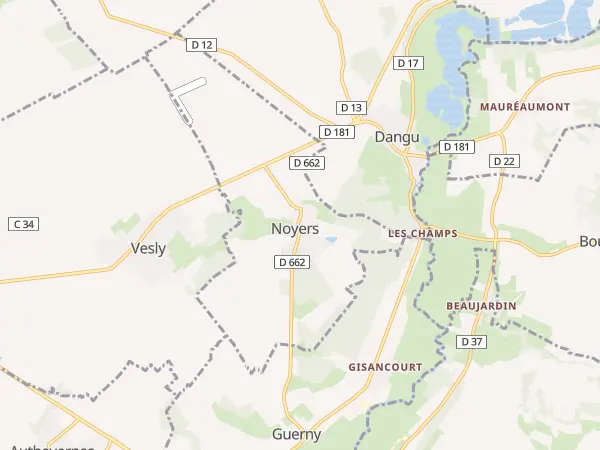 Plan de Noyers