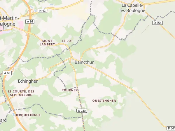 Plan de Baincthun