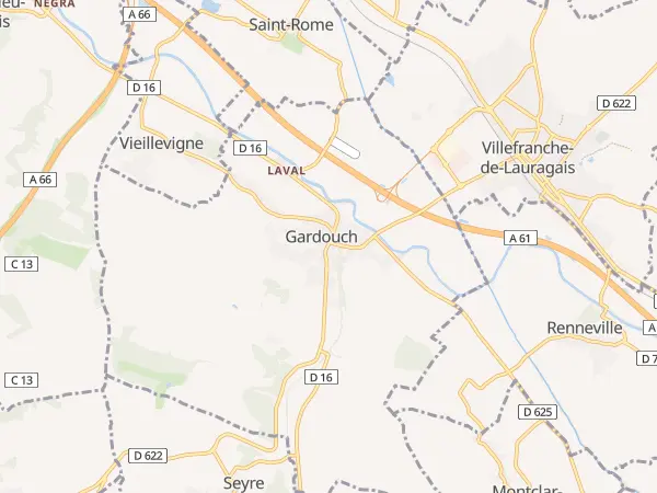 Plan de Gardouch