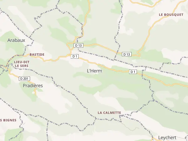 Plan de L’Herm