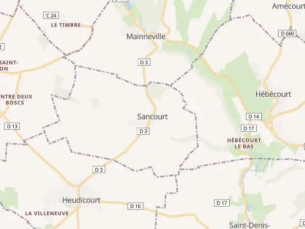 Plan de Sancourt
