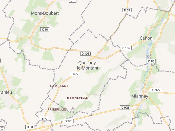 Plan de Quesnoy-le-Montant
