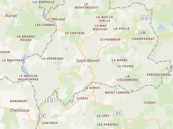 Plan de Saint-Moreil