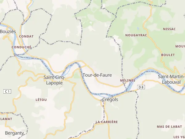 Plan de Tour-de-Faure