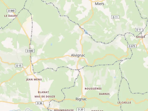 Plan de Alvignac