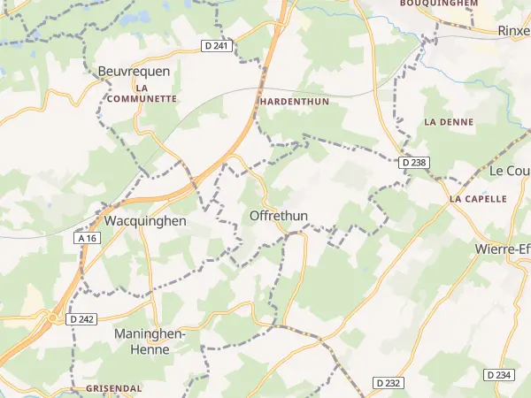Plan de Offrethun