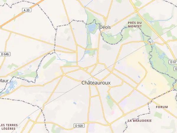 Plan de Châteauroux
